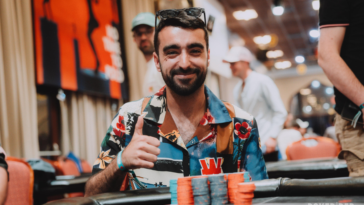 Darío Alonso es el único español clasificado al Día 3 del Main Event