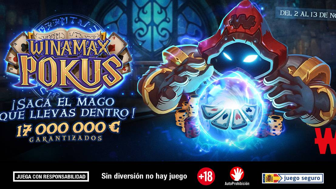 17.000.000 € garantizados en una nueva edición de los Winamax Pokus