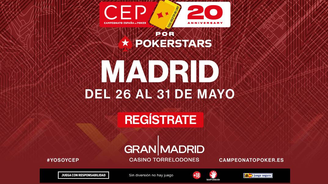 Casino Gran Madrid Torrelodones, próxima parada del Campeonato de España de Poker por PokerStars