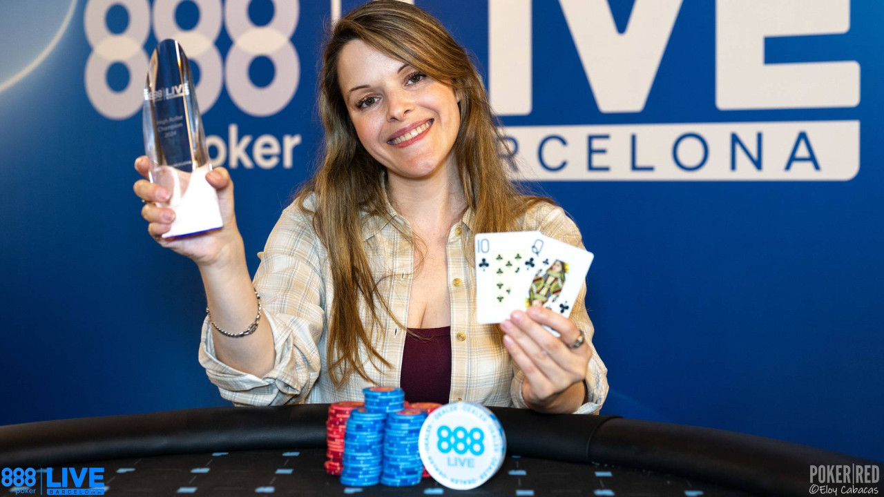 María Lampropulos reina en el High Roller del 888 Live Barcelona