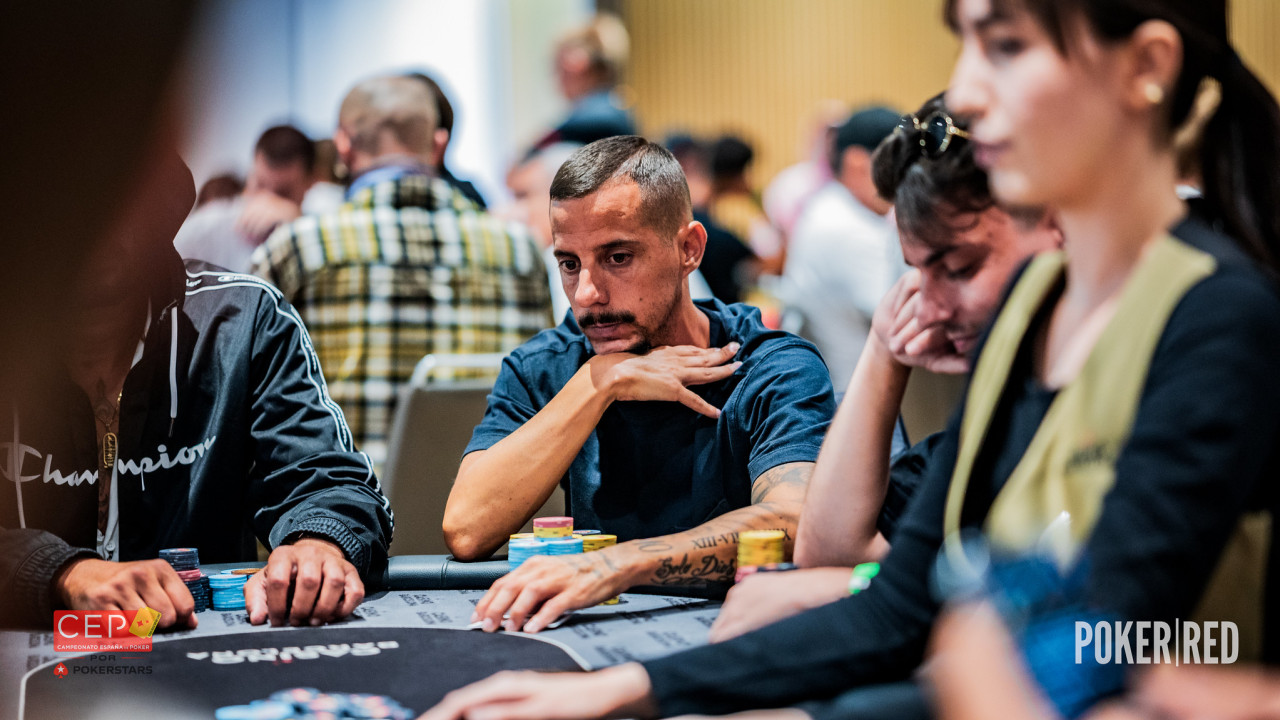 Ramón Romero, chipleader del Día 1C y líder general del Main Event