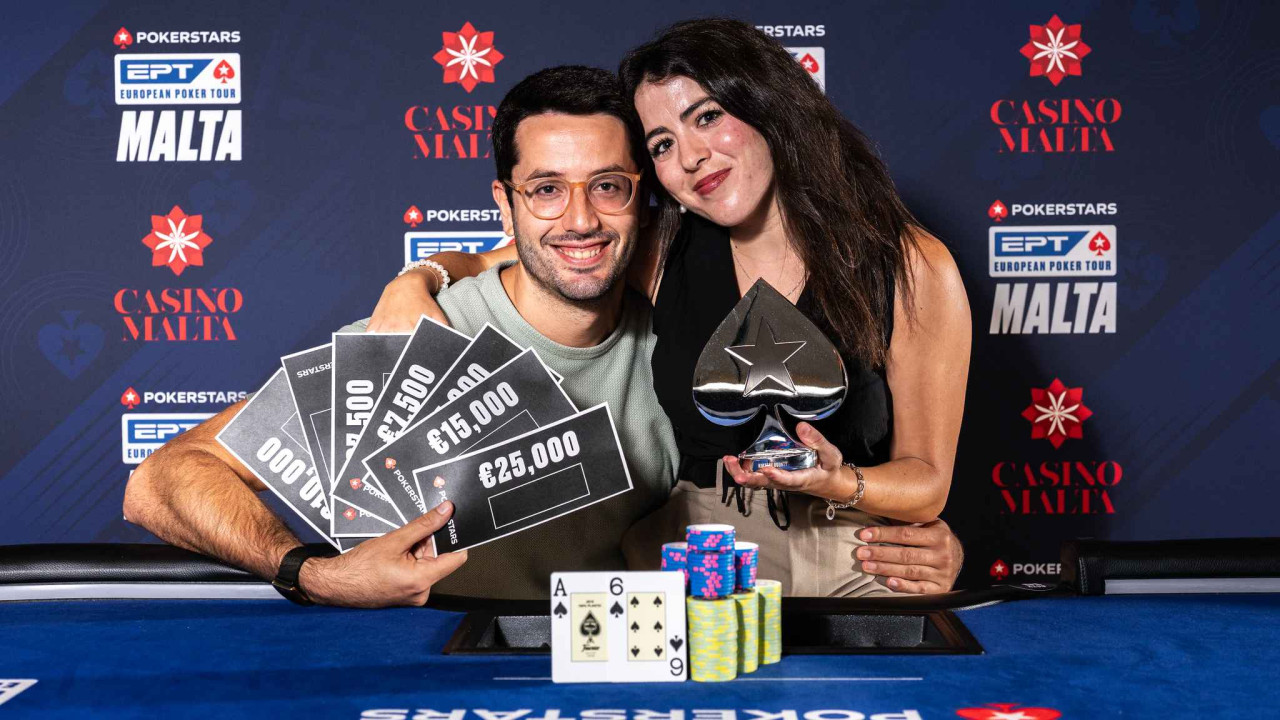 Malaka empieza a lo grande el EPT Malta ganando 215.900 €