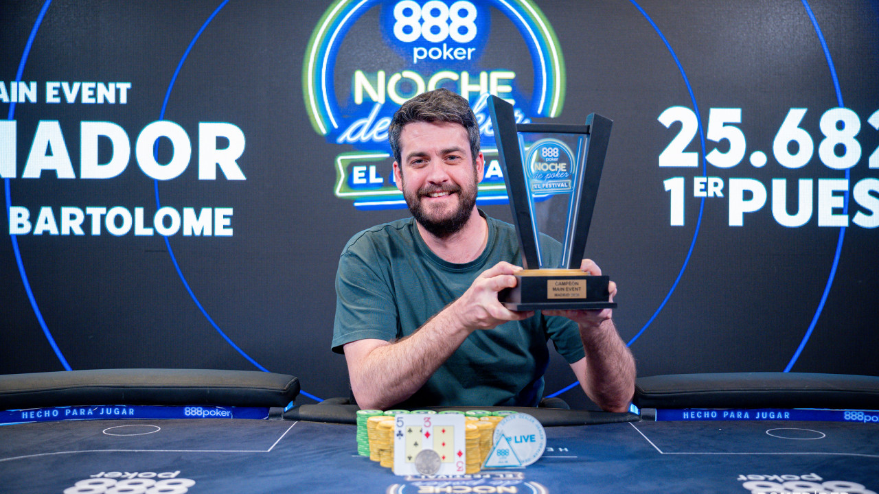 Nacho Bartolomé se lleva Noche de Poker El Festival tras pactar a cuatro bandas