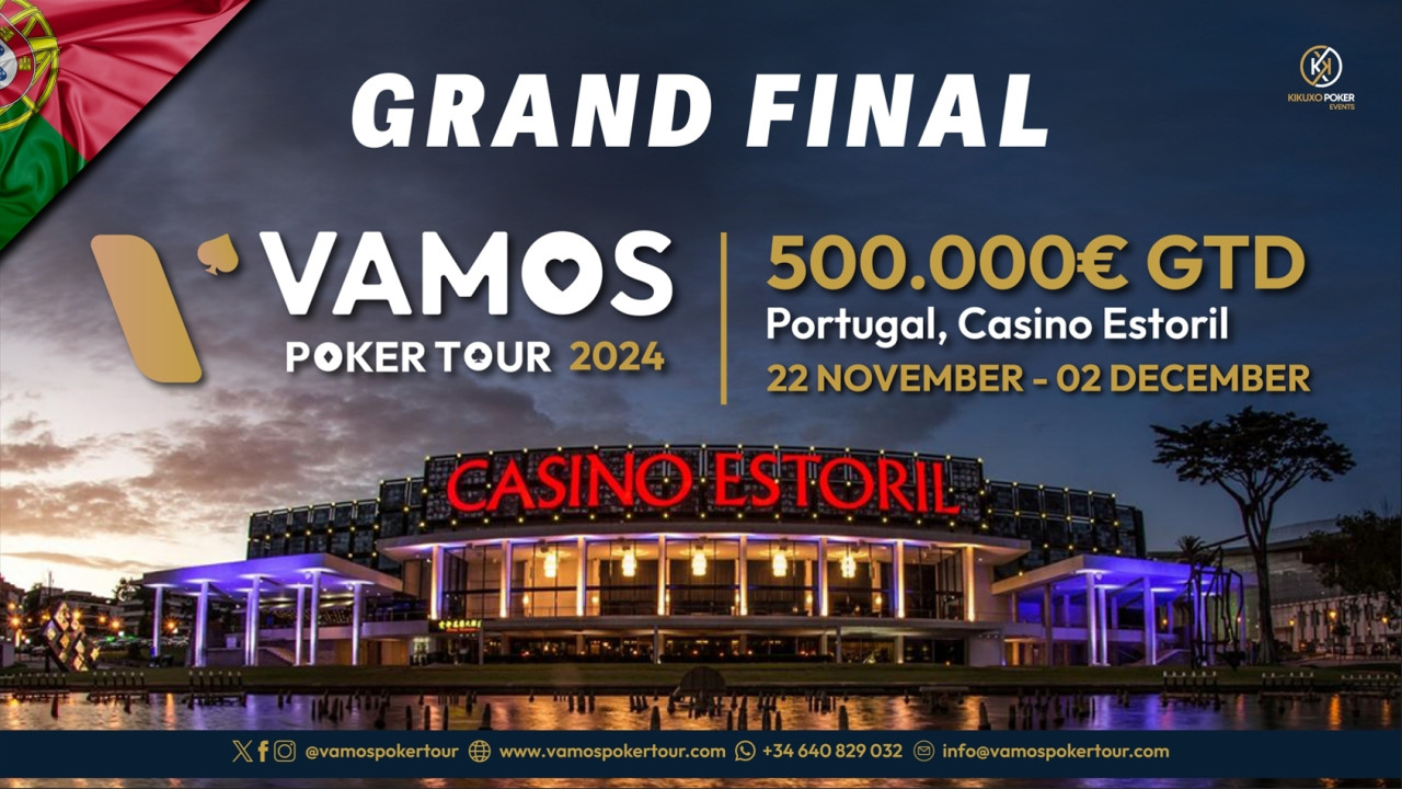 El Vamos Poker Tour cierra la temporada con la Gran Final en Casino Estoril