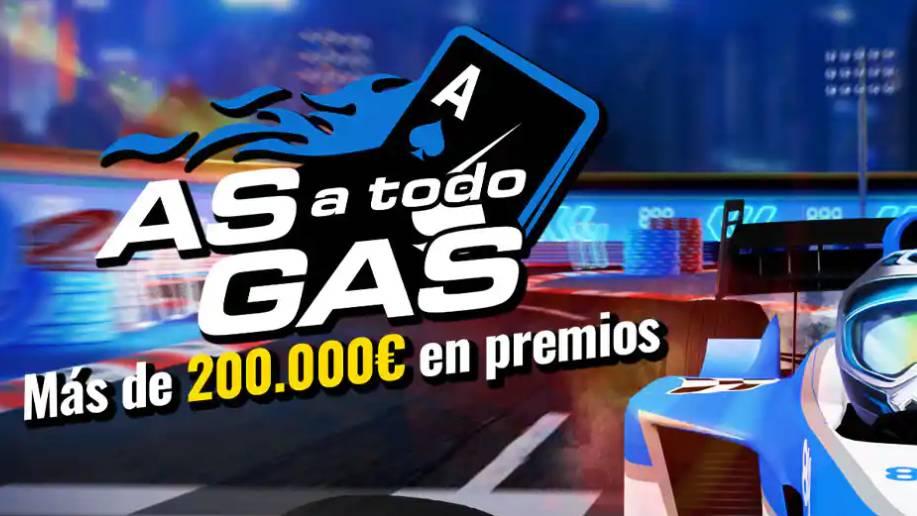 200.000 € en premios con As A Todo Gas de 888poker