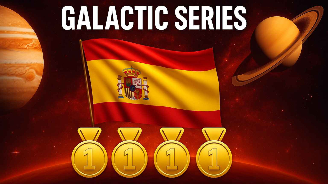 Póker español en órbita: cuatro campeones y un fin de semana de autoridad en las Galactic Series