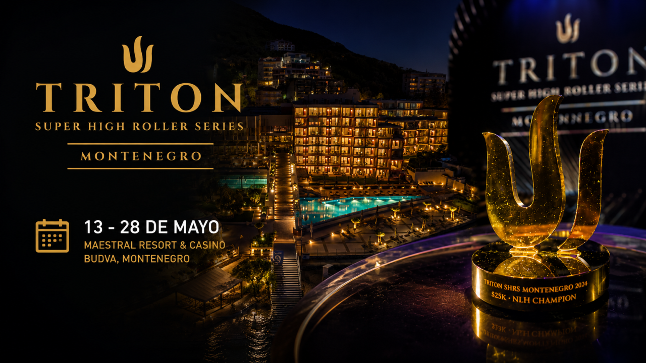 Triton continúa su 10º aniversario en Montenegro con 18 High Rollers