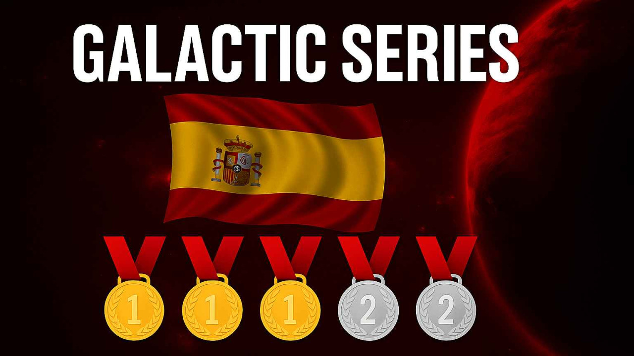 Lunes galáctico para la armada: tres títulos y dos podios en las Galactic Series 