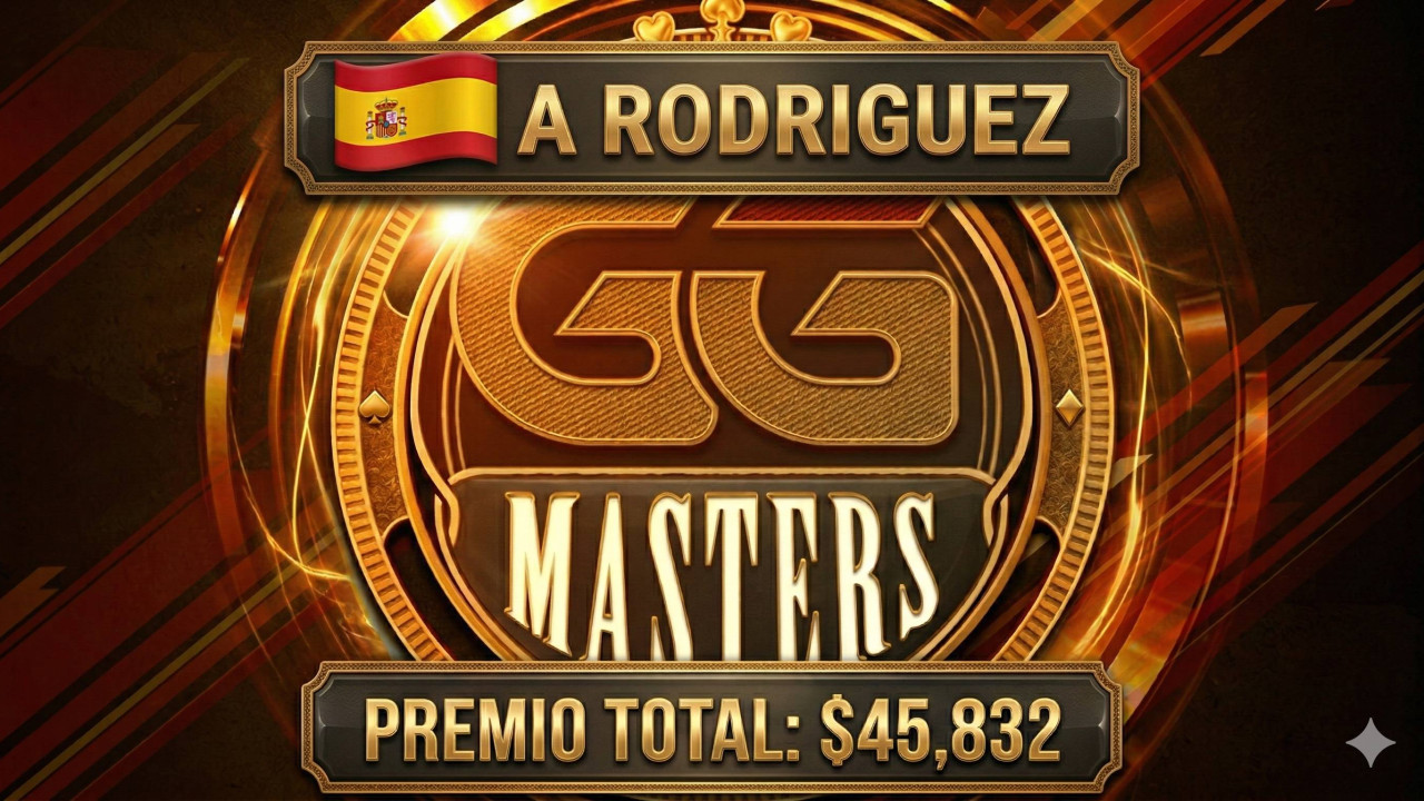 “A Rodriguez” corona la cima del GGMasters Bounty $320 y se lleva 45.800 $