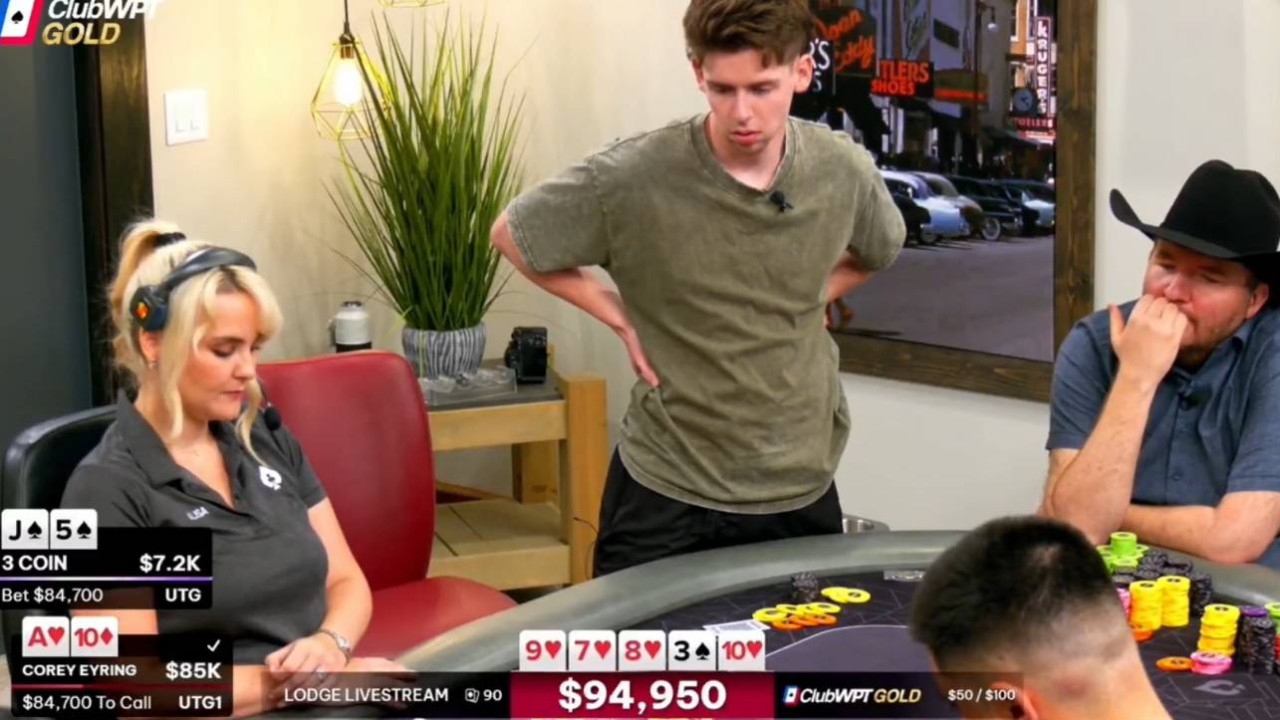 Corey Eyring se juega todo su patrimonio neto en The Lodge… y su destino depende de una carta