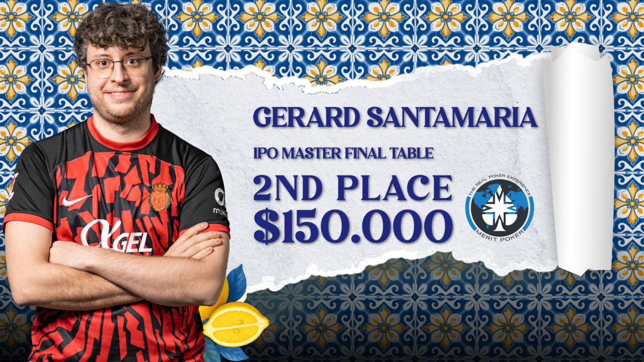 Runner-up de Gerard Carbó en el IPO Master por 150.000 $