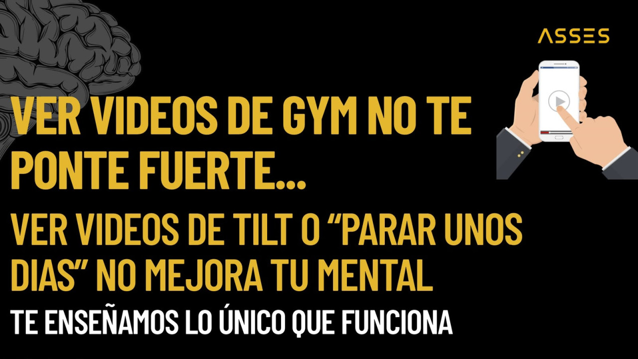 Nadie cree que ver vídeos de gimnasio te pone fuerte. Con la mente, sí
