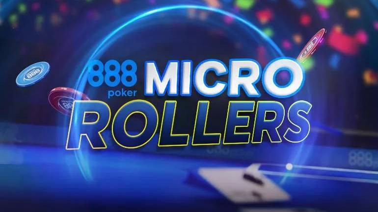 Disfruta de los Torneos Micro Rollers de 888poker.es