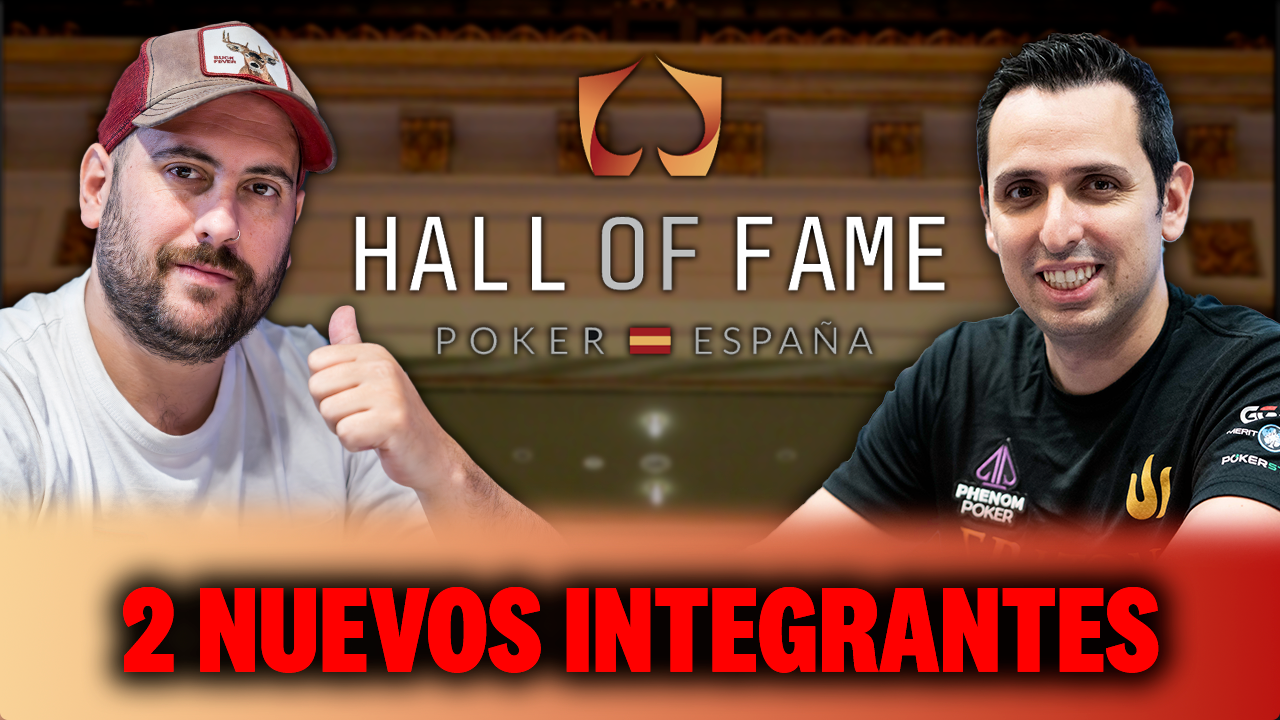 Sergio Aído y Juan Maceiras entran en el Poker Hall of Fame España