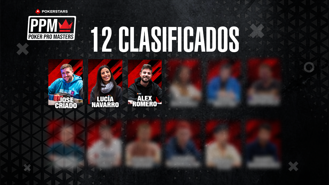 Desvelados los 12 clasificados al Poker Pro Masters por el Voto Popular