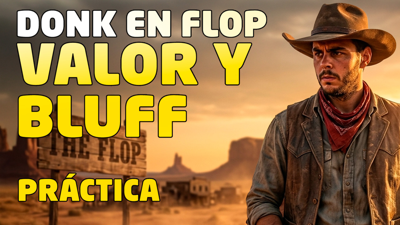 Aprende a dominar el donk en flop por valor y farol