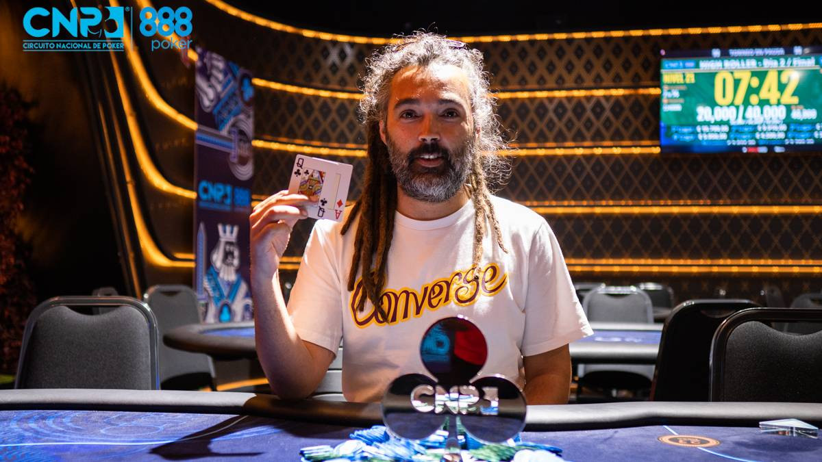 El trébol del High Roller viaja a Portugal con la victoria de Thiago Luis