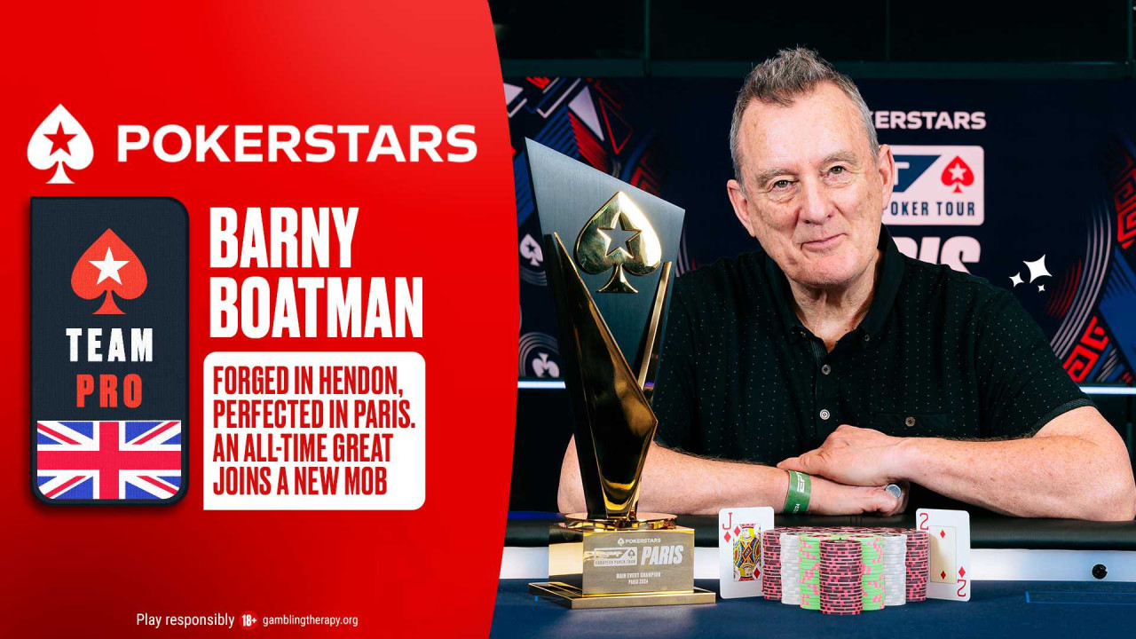 Barny Boatman se une al Team Pro de PokerStars