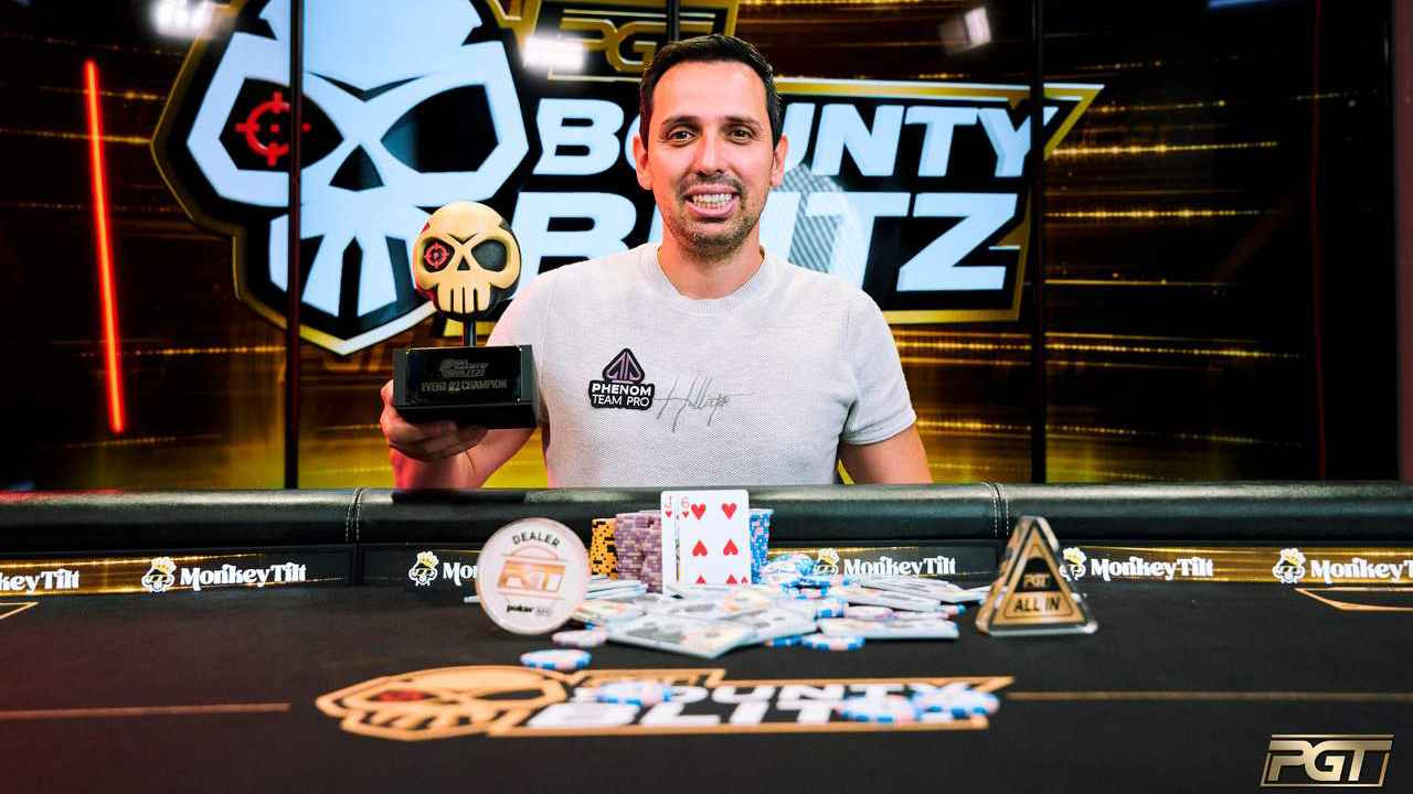 Sergio Aido se impone en el PGT Bounty Blitz con una victoria fulminante