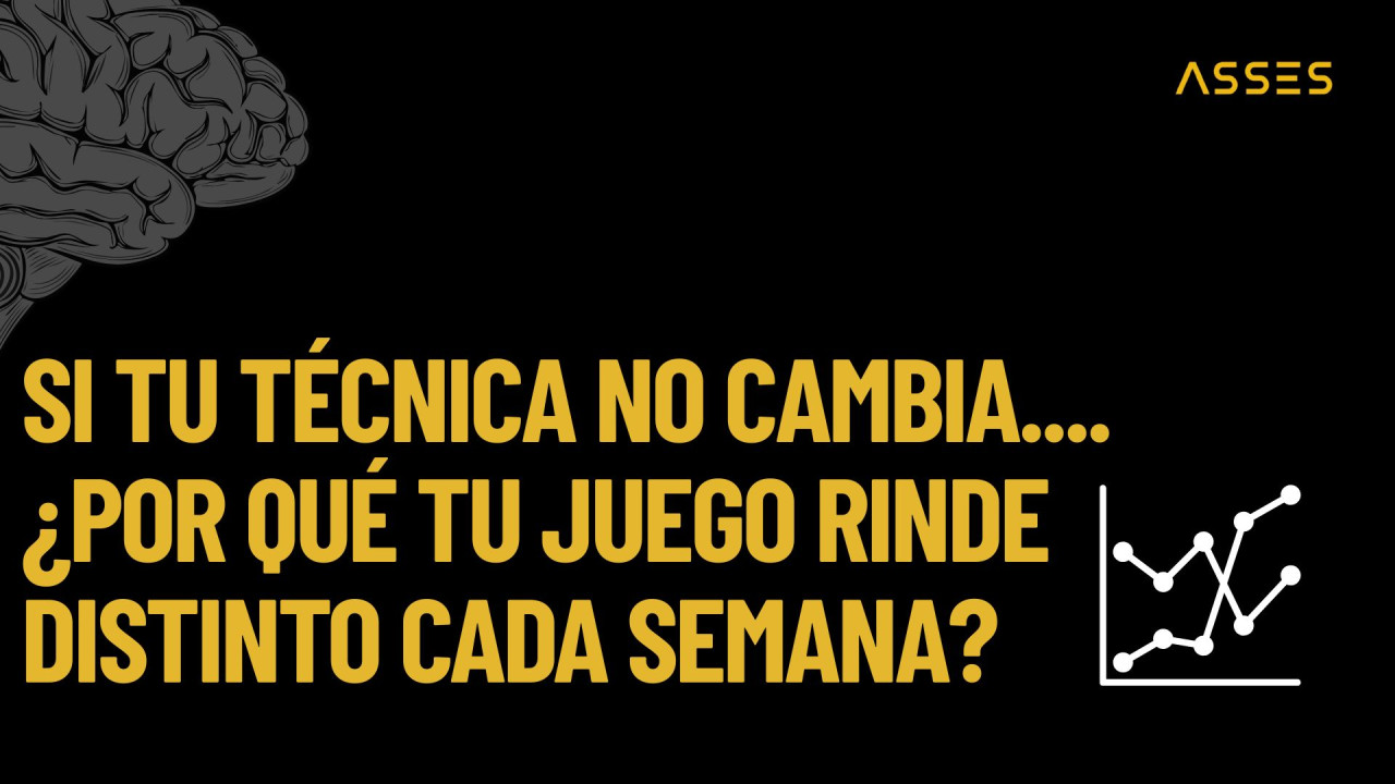 Tu técnica no cambia. Entonces, ¿qué cambia?