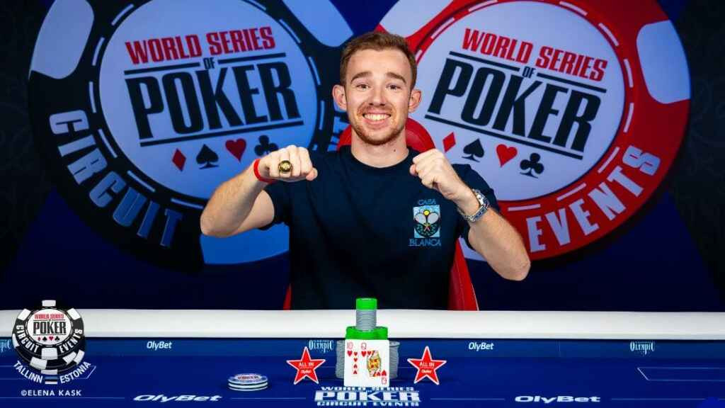 Kike Lago consigue su primer anillo en el €3K WSOP-C Tallin y se lleva 80.500 €