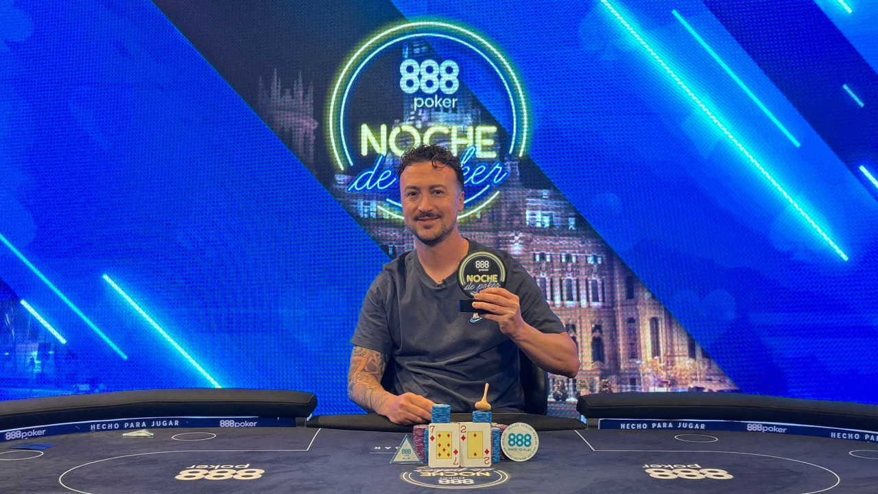 Andrés Bahón gana el sexto episodio de Noche de Poker y se mete en la Gran Final