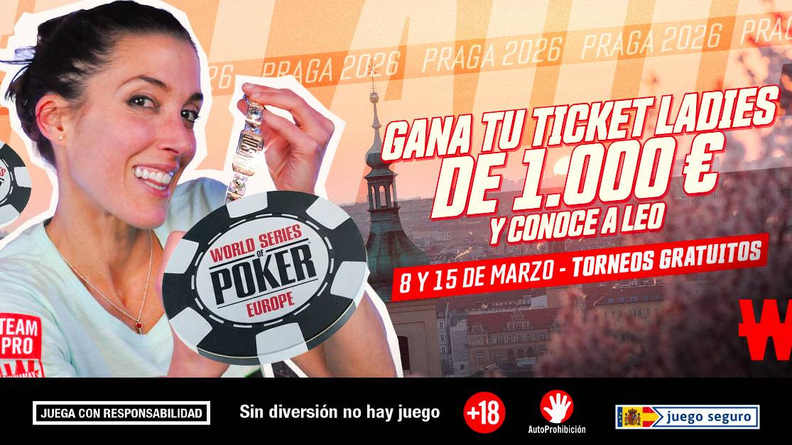 Objetivo Ladies: clasifícate gratis para el primer Ladies Championship de las WSOPE