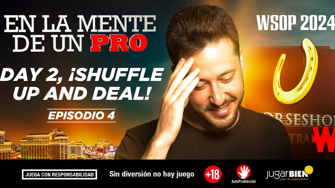Adrián Mateos en el Día 2 de las WSOP 2025