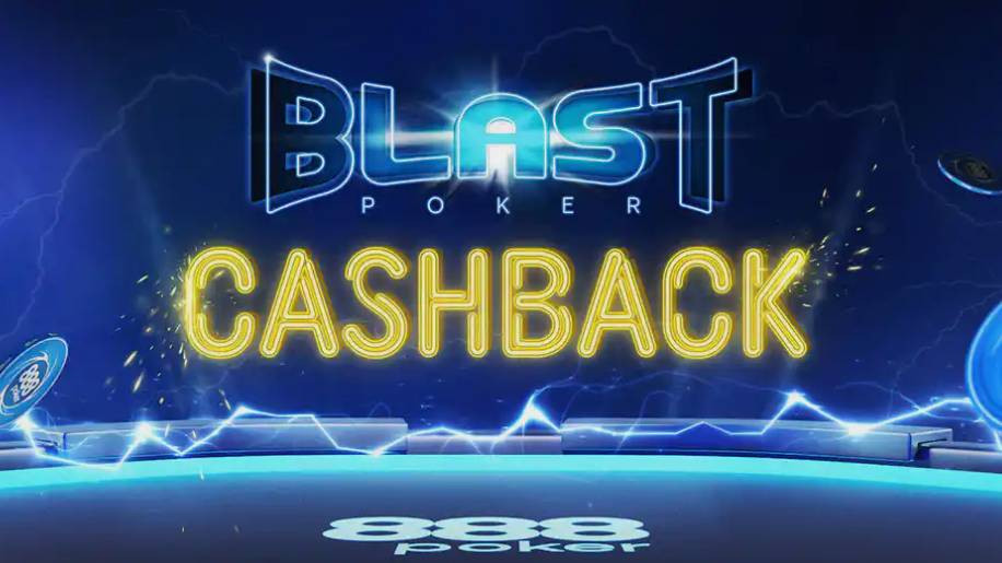 Consigue hasta un 50% de cashback en abril'25 jugando BLAST en 888poker.es