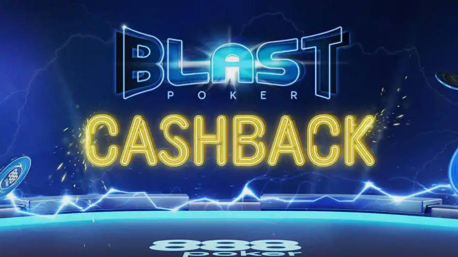 Consigue hasta un 50% de cashback en abril jugando BLAST en 888poker.es