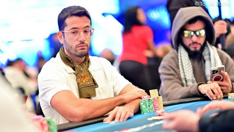 Juan Pardo guia a los españoles hacia el Día 3 del $26k Super Main Event