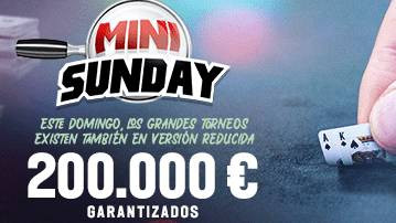 Domingo de torneos en Winamax: Sunday Surprise y Mini Sunday... ¡y comienza el Super Freeroll!