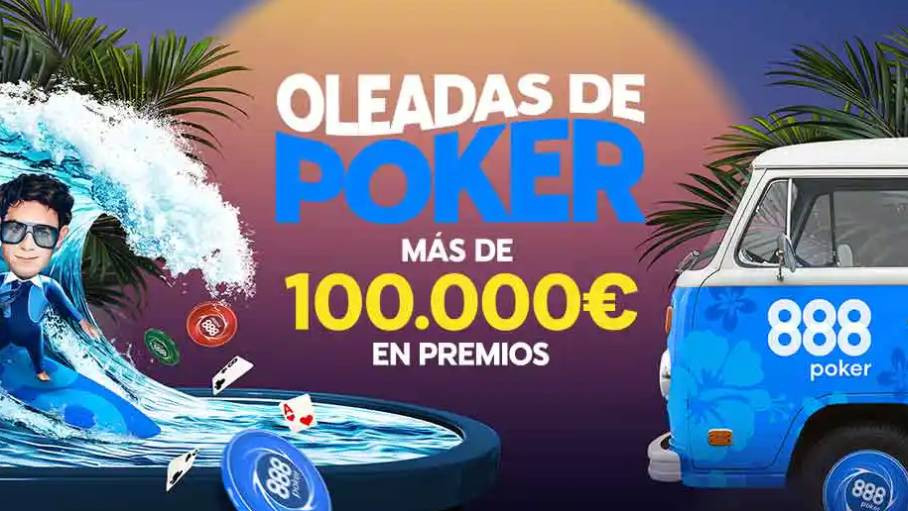Más de 100.000 € en premios este verano con Oleadas de Poker