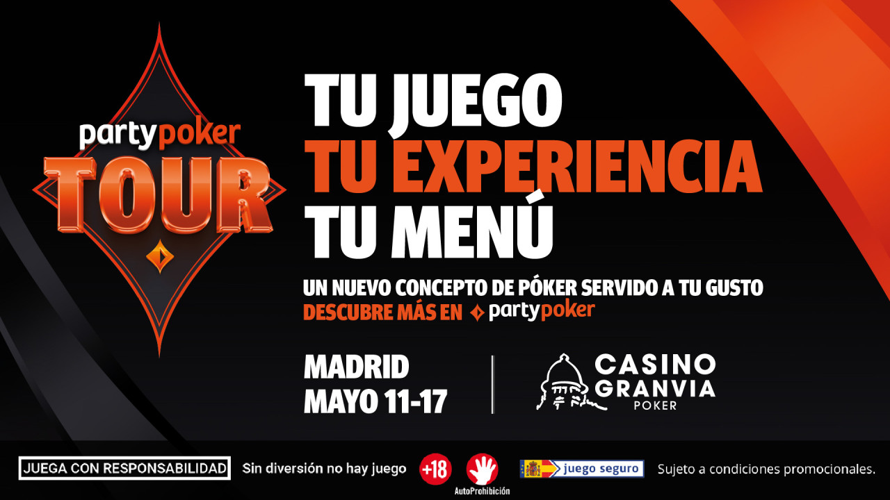 PartyPoker lanza un “Live Experience Menu” en el PartyPoker Tour Madrid