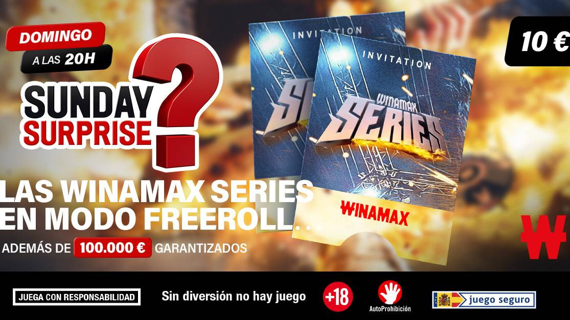 Las Winamax Series comienzan por todo lo alto este domingo... ¡y puedes jugarlas gratis!