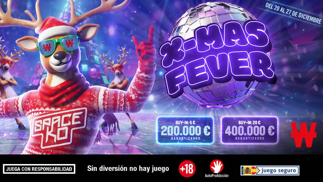 ¡Este fin de semana comienza X-Mas Fever con 600.000 € en juego!