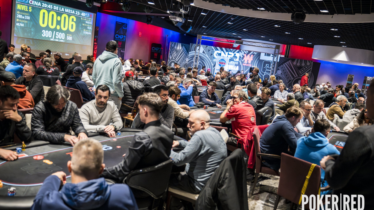 Información sobre el Dinner Break del Día 1C del Main Event