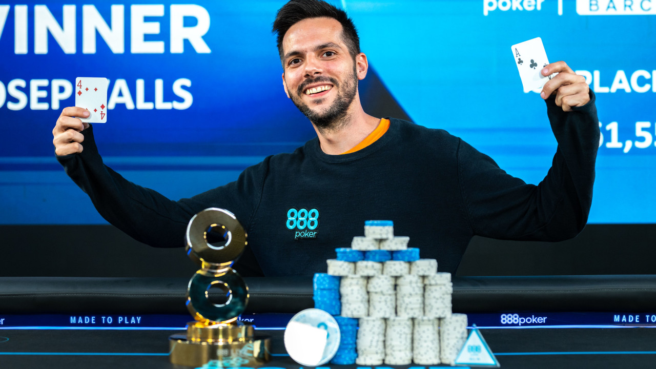 Josep Valls "lambda_x" es el campeón del Main Event 888 Live Barcelona 