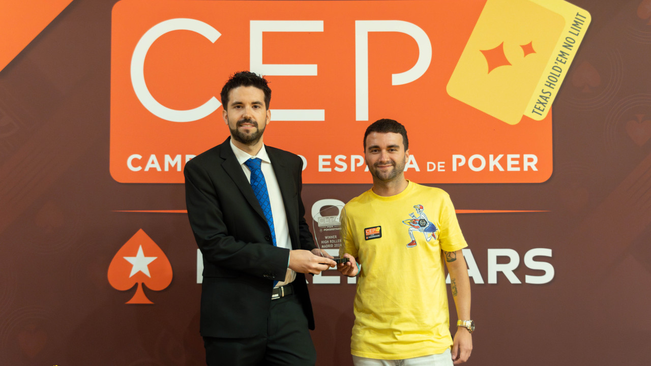 El Team Pro CEP Carlos Sánchez sella su victoria en el High Roller