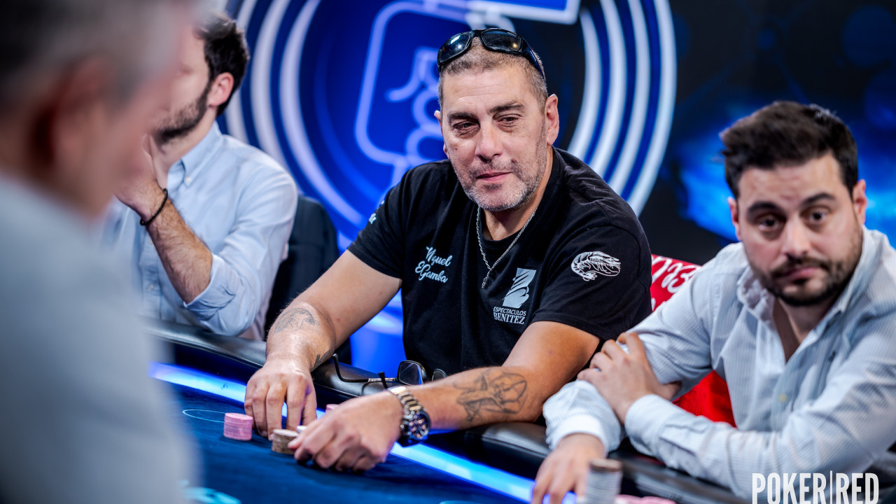Nadie le tose al chipleader: Miguel "El Gamba" 7º clasificado por 12.550 €
