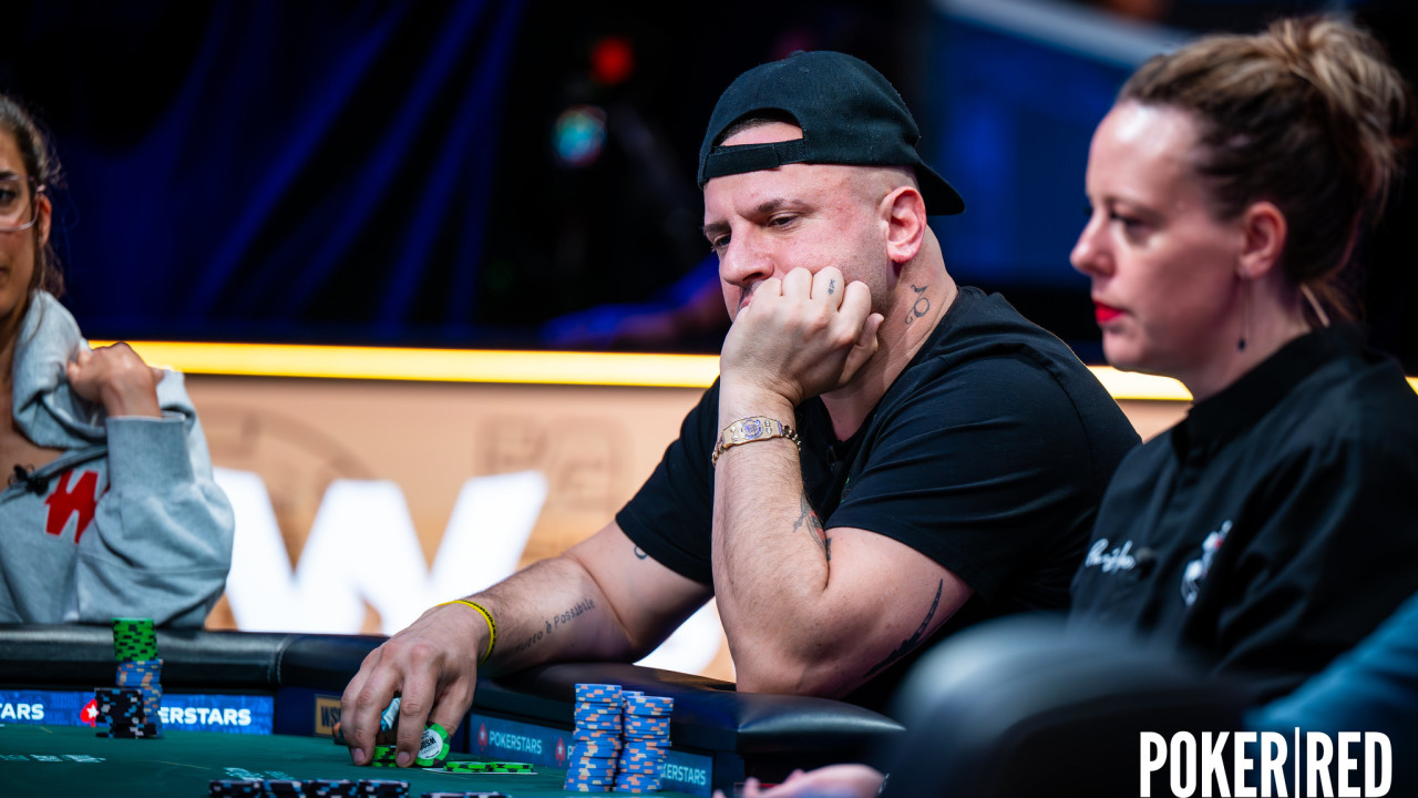 Michael Mizrachi se queda temblando