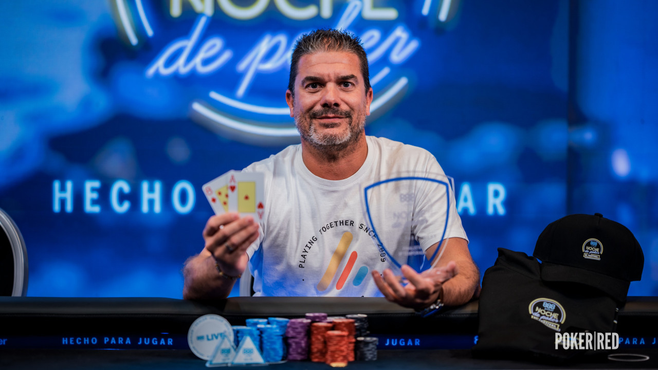Diego Gómez "Dliche" primer campeón de la temporada de Noche de Poker