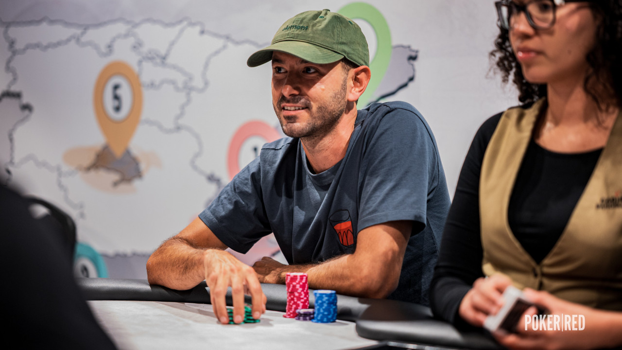 ¡Daniel Fortuño cierra el Día 1 del High Roller como chip-leader tras eliminar a Marco Silva!