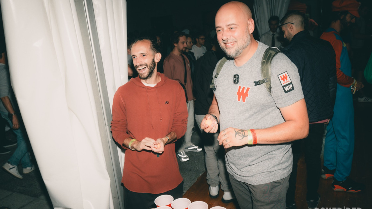 El Beer Pong ameniza el break de cena