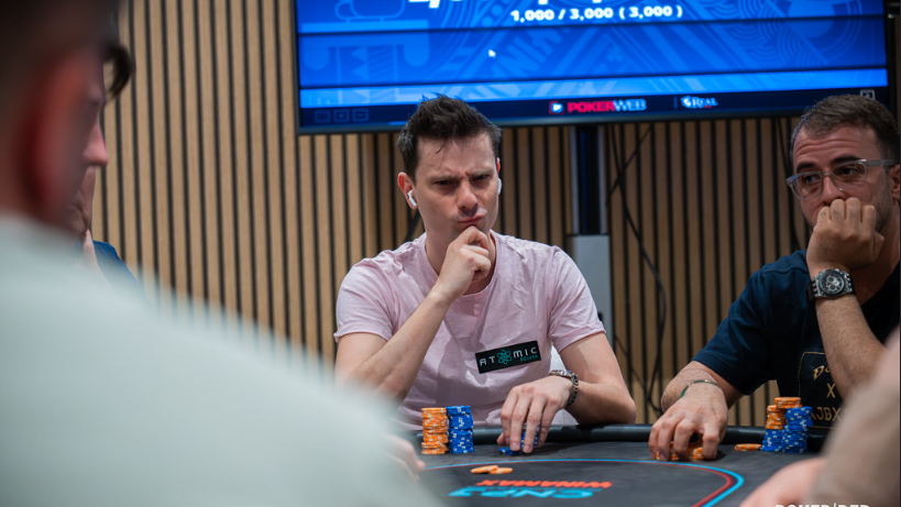 Chipcount tras el dinner break en el CNPW Barcelona
