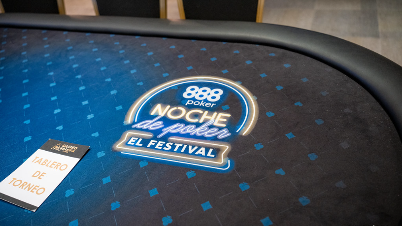 Ya rueda Noche de Poker El Festival 888 en Casino Gran Vía