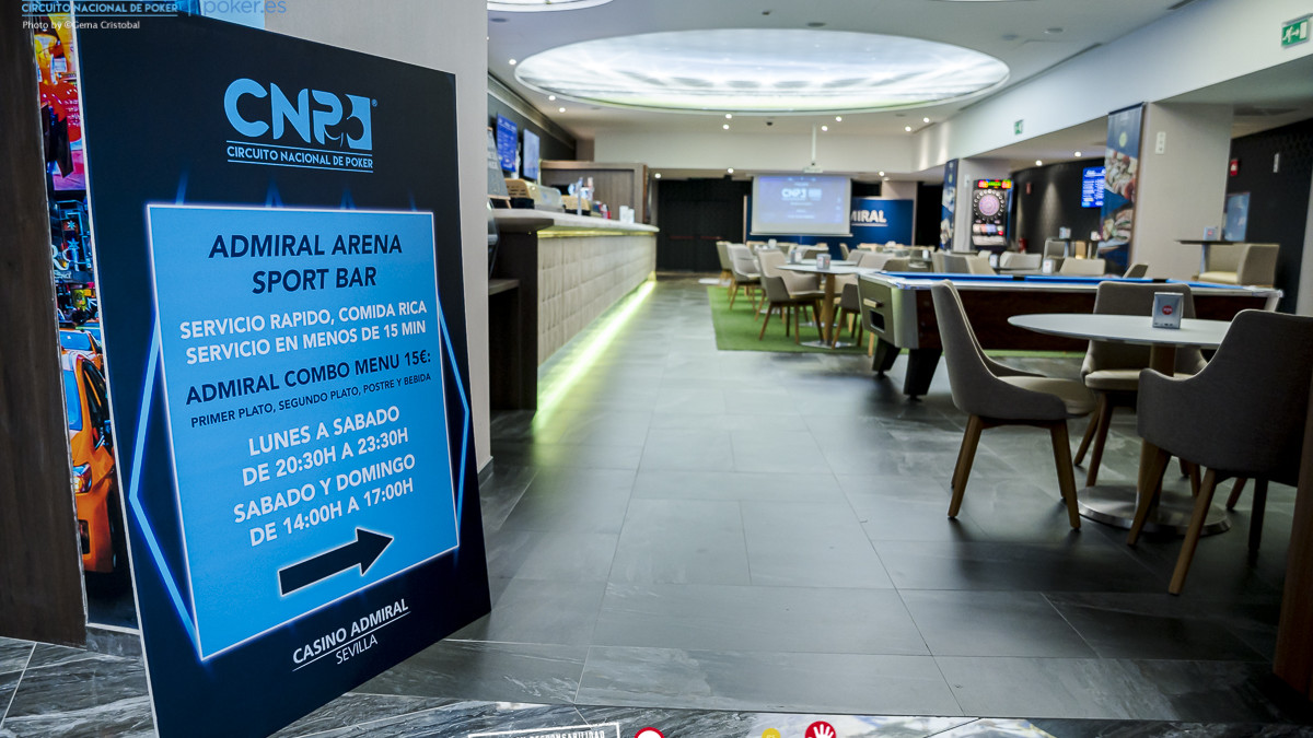 Descanso de la cena en el CNP Sevilla Main Event 1B
