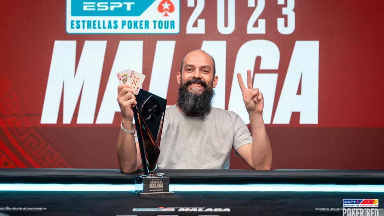 José González continúa con su gran año proclamándose campeón del Main Event ESPT Málaga  