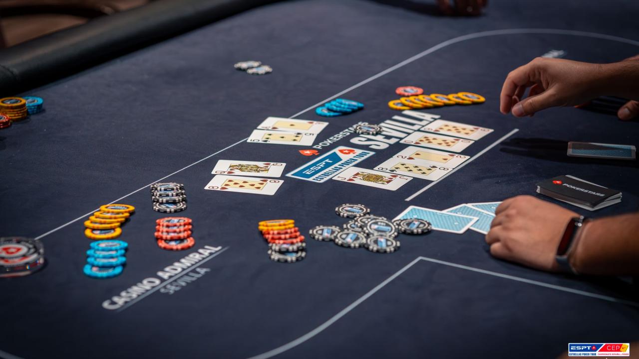 Stacks clasificados Día 1B Main Event ESPT Sevilla 