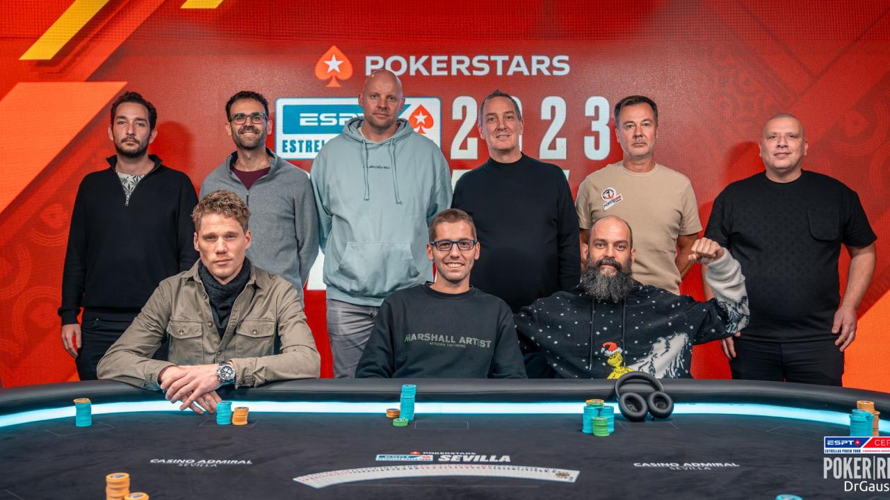 Mesa Final del High Roller ESPT Sevilla 